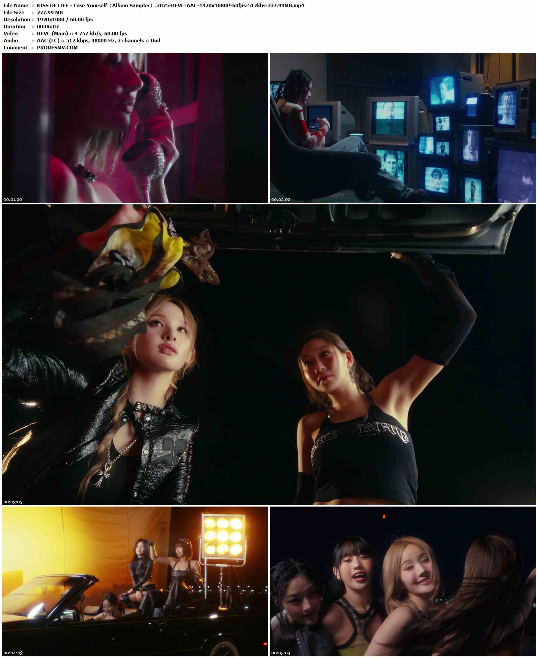 KISS OF LIFE - Lose Yourself（Album Sampler）.2025-HEVC-AAC-1920x1080P-60fps-512kbs-227.99MB官方MV_高清MV
